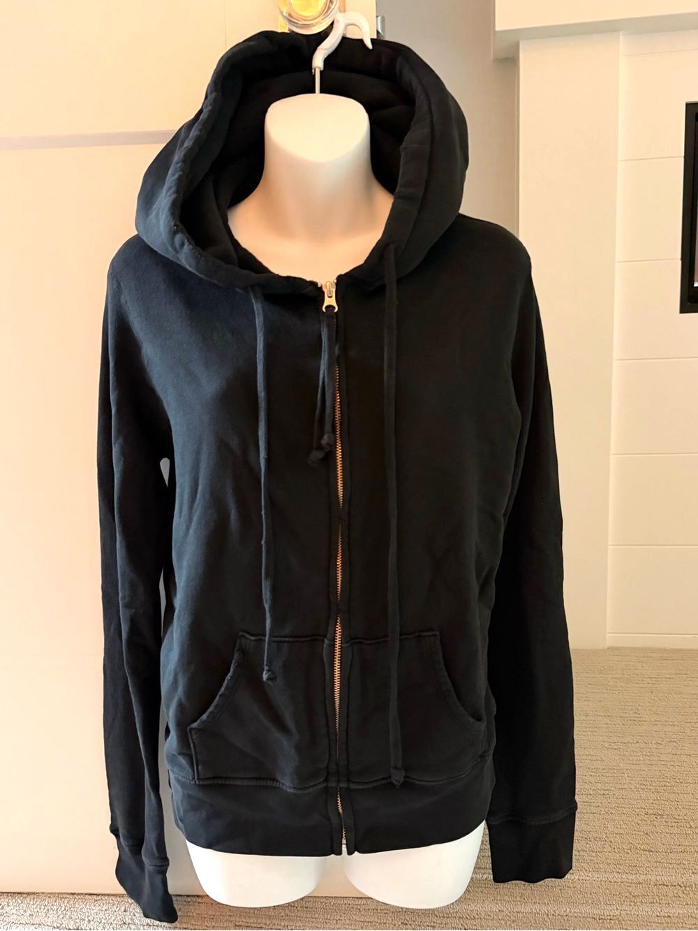 NILI LOTAN Best-Selling Black Zip Hoodie Sz L NEW $500!!
